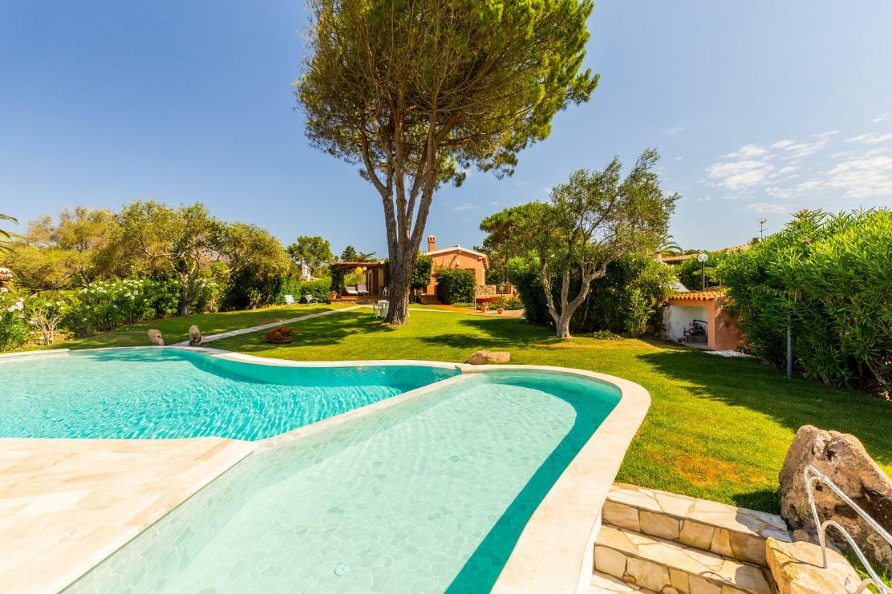 Villa Con Piscina Immersa In Un Meraviglioso Giardino - Wonderful Villa With Pool And Spacious Garden Baja Sardinia Exterior foto